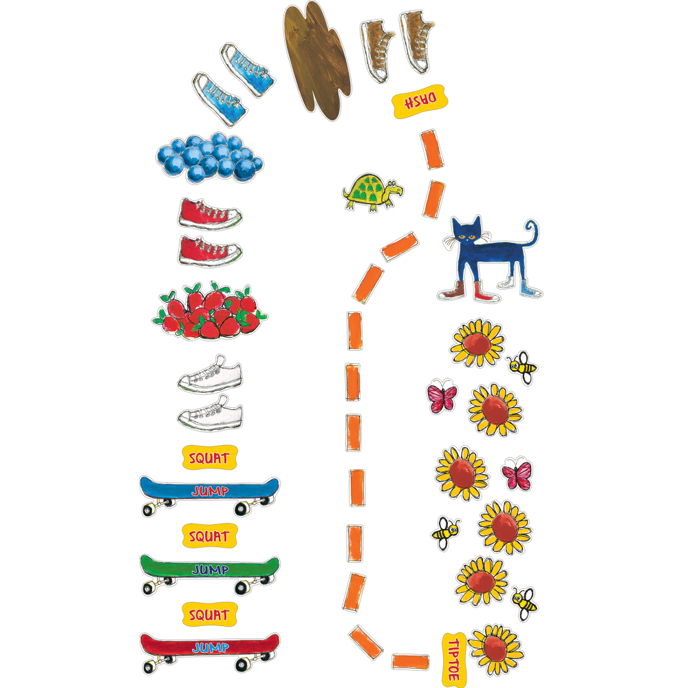 Teacher Created Resources Pete the Cat Sensory Path, My Groovy Shoes MPN:TCR77542
