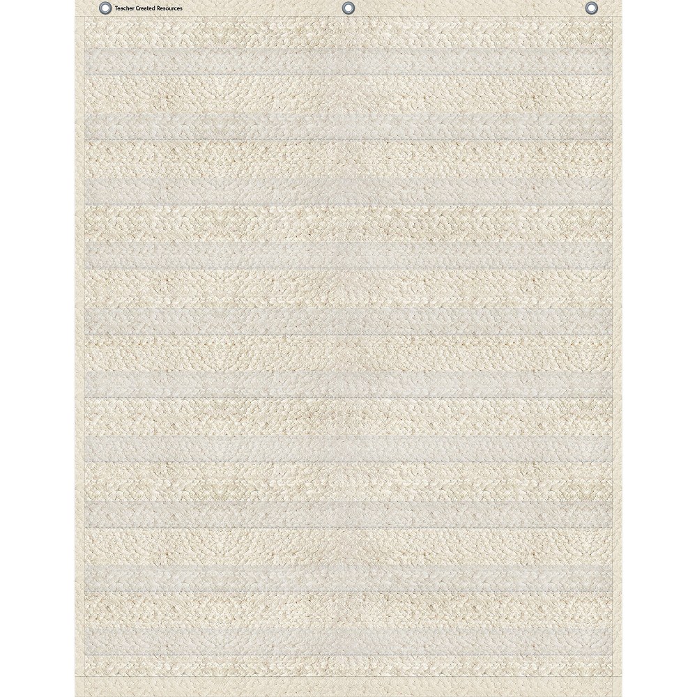 Teacher Created Resources 10 Pocket Chart, 34in x 44in, Woven MPN:TCR20105