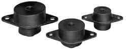 Plate-Type Vibration Mounts, Axial Load Capacity: 690 (Pounds), Radial Load Capacity: 460.000 (Pounds), Support Mounting Hole Diameter: 0.531 (Decimal Inch) MPN:51512-1
