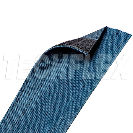 Braided Cable Wrap, 25 ft, Nylon, Blue MPN:DRN3.00BL