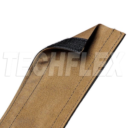 Braided Cable Wrap, 25 ft, Nylon, Brown MPN:DRN4.00BR