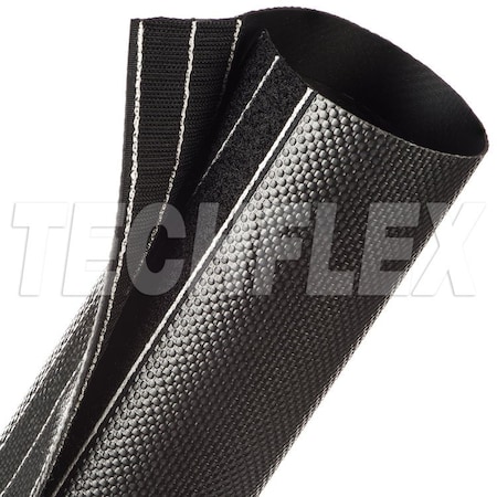 Cable Sleeve, 3 in Inside Dia., 25 ft, Black MPN:DWG3.00BK
