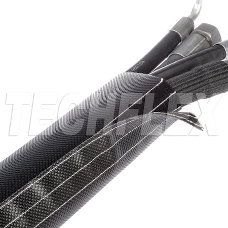 Cable Sleeve, 4 in Inside Dia., 25 ft, Black MPN:DWG4.00BK