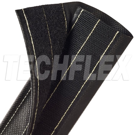 Cable Wrap, 2 in Inside Dia., 25 ft, Black MPN:DWT2.00BK