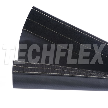 Cable Wrap, 3 in Inside Dia., 25 ft, Black MPN:DWT3.00BK