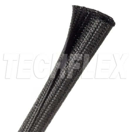 Cable Sleeve, 1/2 in Inside Dia., Nylon, Black MPN:F6H0.50BK