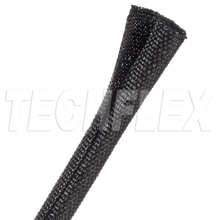 Braided Cable Wrap, 5/16 in Inside Dia., Fiberglass, Black MPN:F6W0.31BK