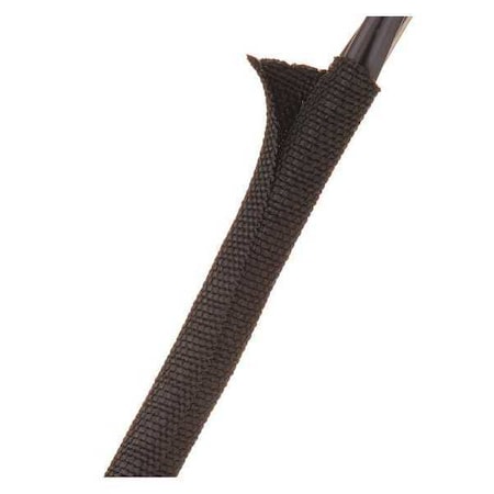 Braided Cable Wrap, Fiberglass, Black MPN:F6W0.31BK10