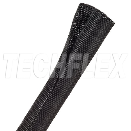 Braided Cable Wrap, 5/8 in Inside Dia., Fiberglass, Black MPN:F6W0.63BK