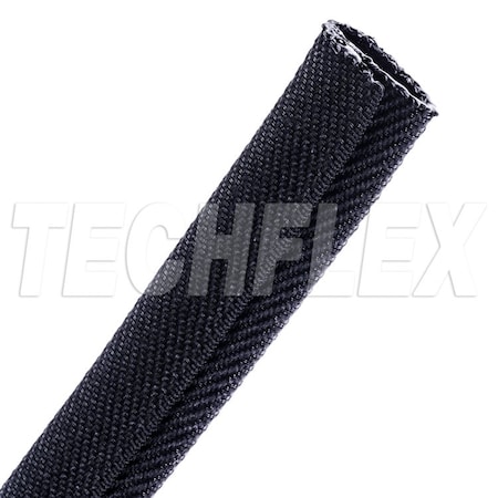 Cable Wrap, 1 in Inside Dia., 25 ft, Polyester, Black MPN:F6Z1.00BK