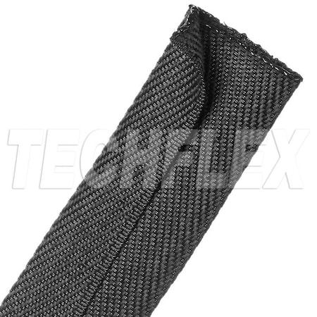 Cable Wrap, 1-1/2 in Inside Dia., 25 ft, Polyester, Black MPN:F6Z1.50BK