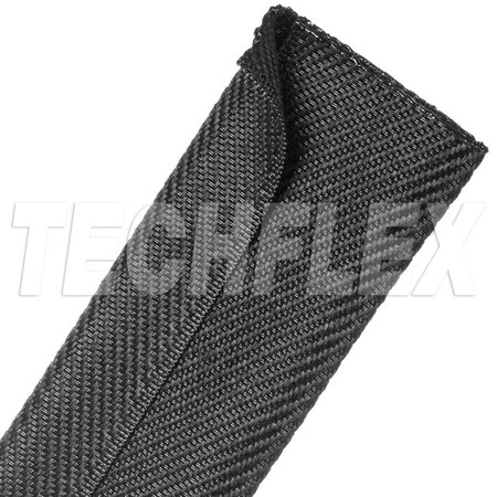 Cable Wrap, 1-3/4 in Inside Dia., 25 ft, Polyester, Black MPN:F6Z1.75BK