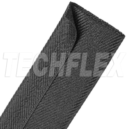 Cable Wrap, 2-1/4 in Inside Dia., 25 ft, Polyester, Black MPN:F6Z2.25BK
