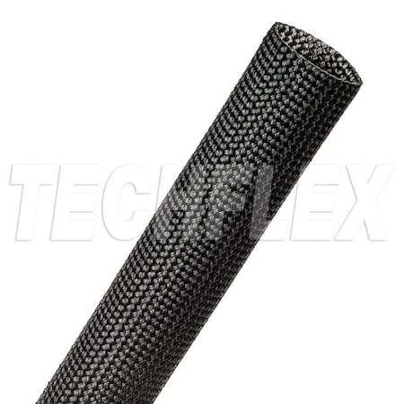 Braided Cable Sleeve, Fiberglass, Black MPN:FGL0.88BK