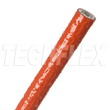 Braided Cable Sleeve, 1/2 in Inside Dia., 50 ft, Fiberglass, Red MPN:FIA0.50RD
