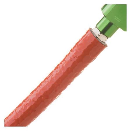 Braided Cable Sleeve, 1/2 in Inside Dia., Fiberglass, Red MPN:FIA0.50RD4