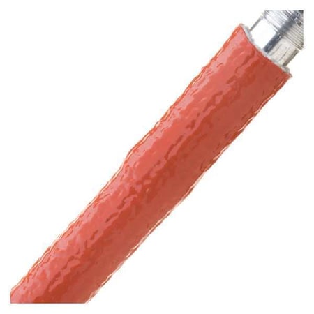 Braided Cable Sleeve, 5/8 in Inside Dia., Fiberglass, Red MPN:FIA0.63RD10