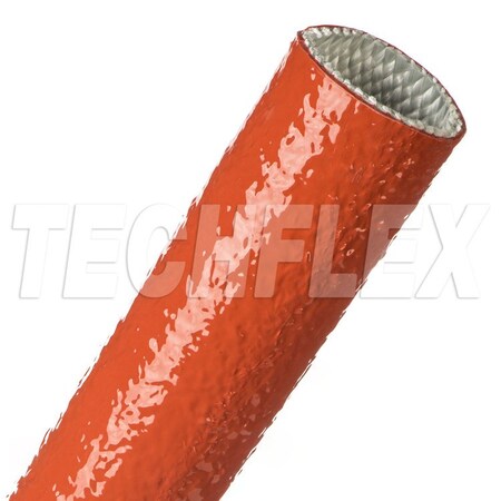 Braided Cable Sleeve, 1-3/8 in Inside Dia., 25 ft, Fiberglass, Red MPN:FIA1.38RD