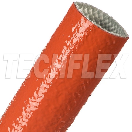 Braided Cable Sleeve, 1-3/4 in Inside Dia., 25 ft, Fiberglass, Red MPN:FIA1.75RD