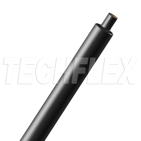 Heat Shrink Tube, Dual Wall, 2:1 I.D. Shrink Ratio, Black MPN:H2C0.38BK