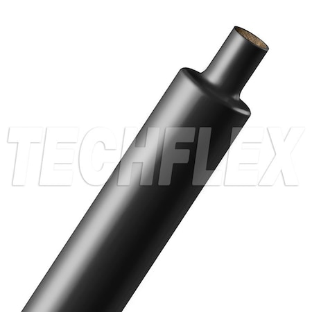 Heat Shrink Tube, Dual Wall, 2:1 I.D. Shrink Ratio, Black MPN:H2C1.00BK