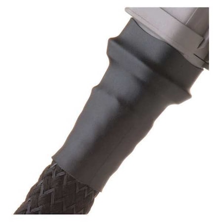 Heat Shrink Tube, Heavy Wall, 2:1 I.D. Shrink Ratio, Black, 25 ft MPN:H2D1.00BK25