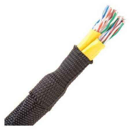 Heat Shrink Tube, 2:1 I.D. Shrink Ratio, Black, 12 ft MPN:H2F0.48BK12