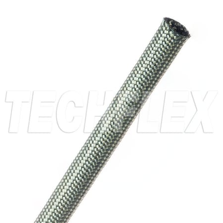 Braided Cable Sleeve, 5/16 in Inside Dia., 7/16 in Max Bundle Dia., 25 ft, Green MPN:NXN0.31GN