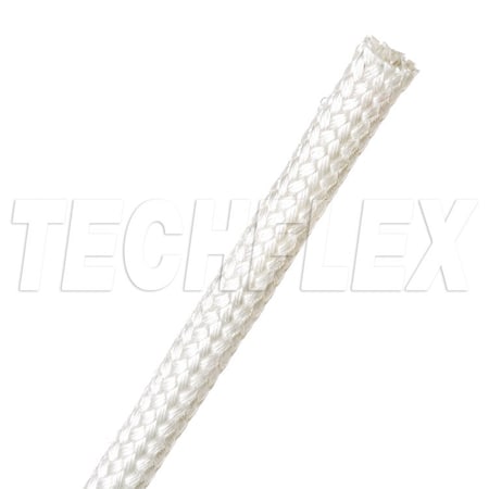 Braided Cable Sleeve, 1/4 in Inside Dia., 1/2 in Max Bundle Dia., 50 ft, Natural MPN:SLN0.25NT