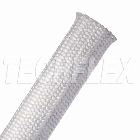 Braided Cable Sleeve, 1-1/2 in Inside Dia., 1-1/2 in Max Bundle Dia., 50 ft, Natural MPN:SLN1.50NT