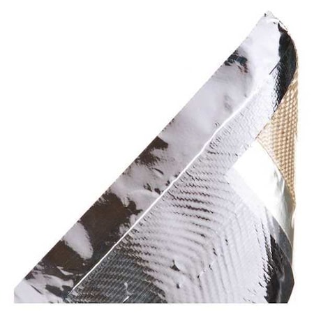 Braided Cable Wrap, Fiberglass, Silver MPN:TWN0.50SV10