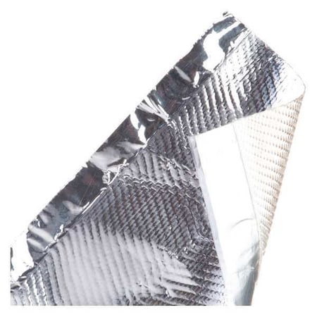 Braided Cable Wrap, Fiberglass, Silver MPN:TWN0.75SV10