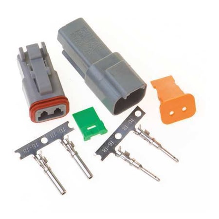 Deutsch, Connector Kit, 2 Pin MPN:DT02GY