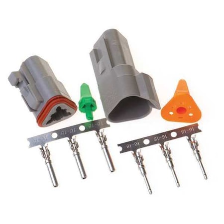 Deutsch, Connector Kit, 3 Pin MPN:DT03GY
