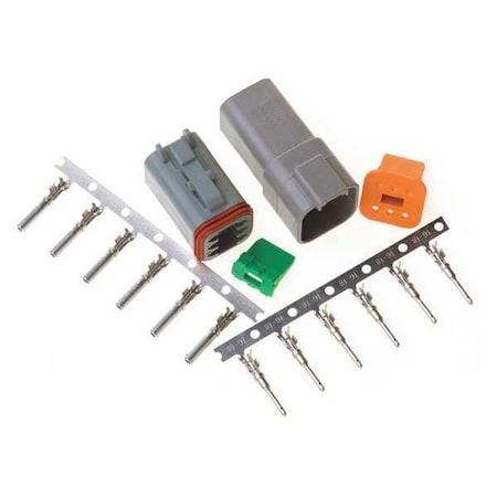 Deutsch, Connector Kit, 6 Pin MPN:DT06GY