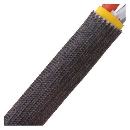 Fiberglass Sleeving, Coated, 3/8