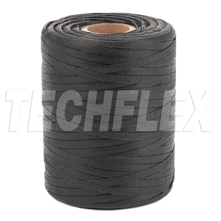 Poly, Lacing Tape, Size 1 Fin B Black MPN:LT2-S1-FB-BK