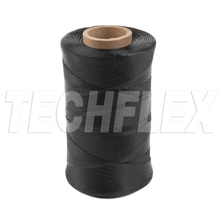 Poly, Lacing Tape, Size 2 Fin B Black MPN:LT2-S2-FB-BK