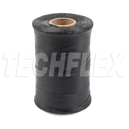 Poly, Lacing Tape, Size 3 Fin B Black MPN:LT2-S3-FB-BK