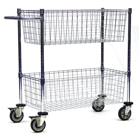 Supply Cart, 2 Baskets, 18x42x40 MPN:MC24.2