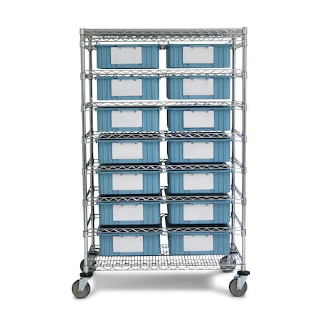Bin Storage Cart, 24x42x69 MPN:DRAW14