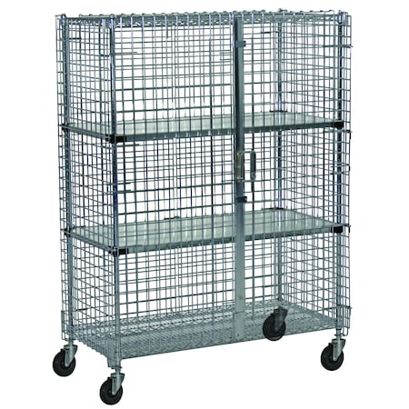 Security Cage, Mob, Solid Shlf-4, 24x60x69 MPN:MSEC604F-SLD