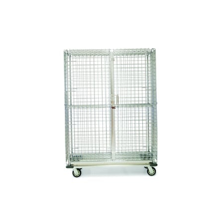 Security Cage, DollyBase, 3 Shelf, 24x48x70 MPN:RDSEC483F