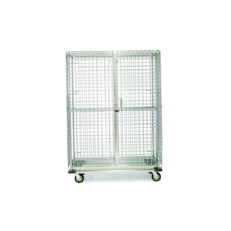 Security Cage, DollyBase, 4 Shelf, 24x48x70 MPN:RDSEC484F