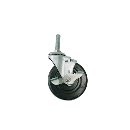 Stem Caster w/Brake, Threaded, 3 MPN:3CB