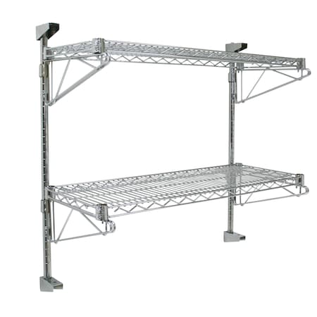 Wall Mount Shelv Kits, 1 Level, 14x24x14 MPN:1WA1424CH