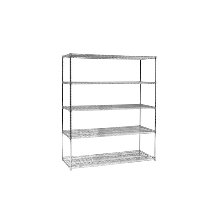 Unit, 5-Shelf, Chrome, 18x30x86 MPN:A828CH