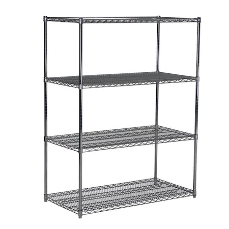 Unit, 4-Shelf, Chrome, 18x48x63 MPN:A856CH
