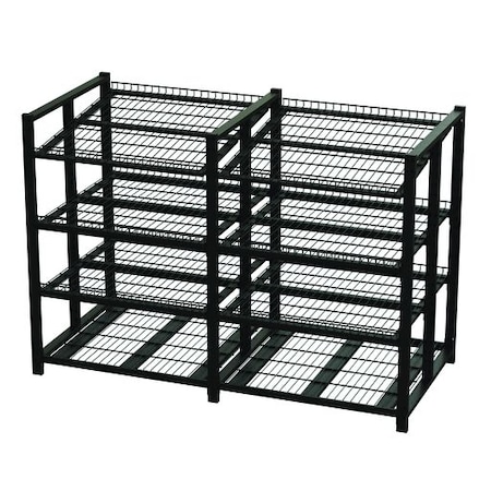 Starter Unit, 3 Shelv, Blk Fnsh, 36x36x60 MPN:BCR36S