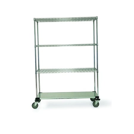 Unit, w/Casters, 4-Shelf, 24x48x80 MPN:M-SD457CH